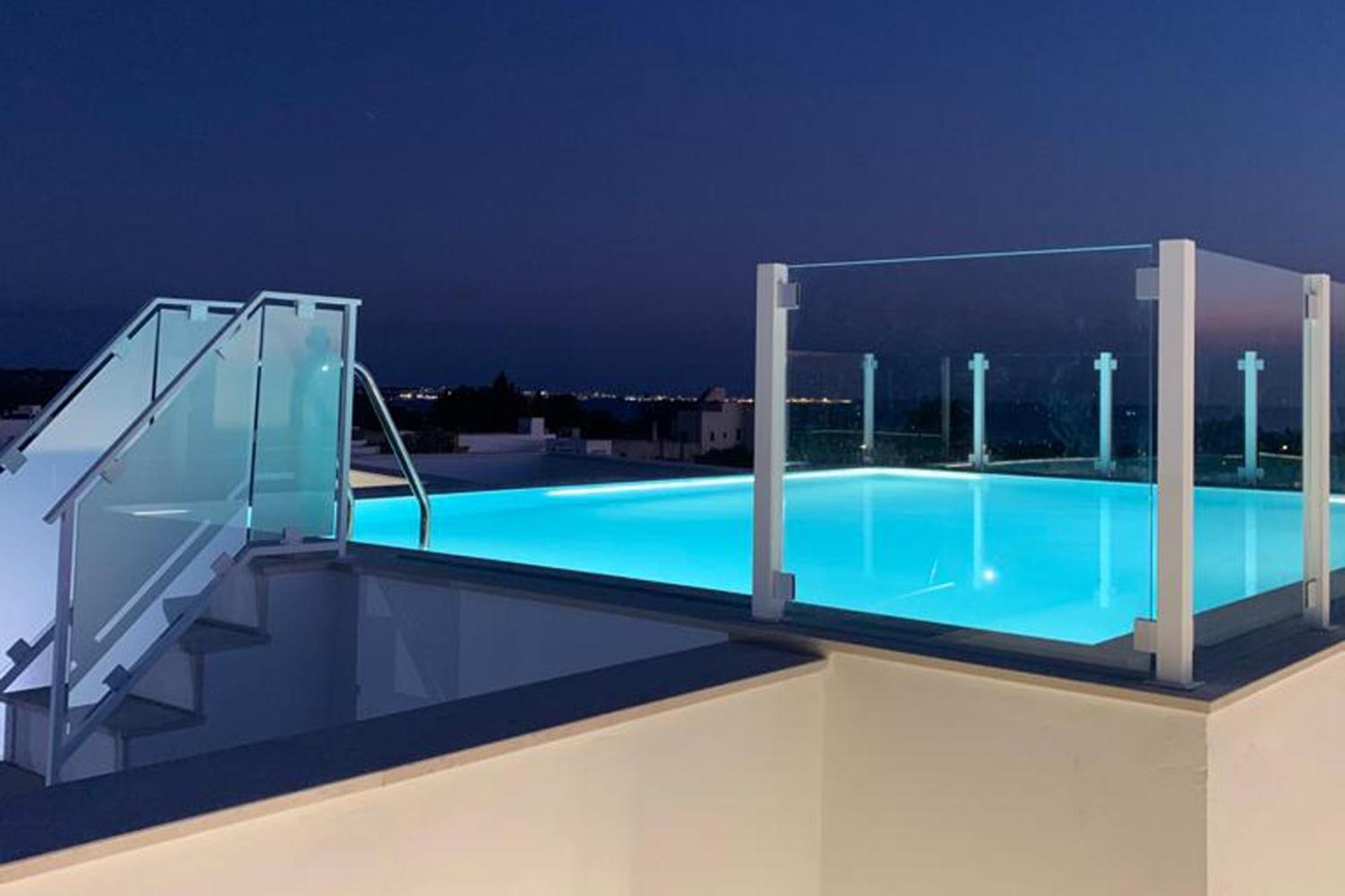 Piscina Panoramica Vista Mare - Wifi - Ac Int 9 Daire Santa Maria al Bagno Dış mekan fotoğraf