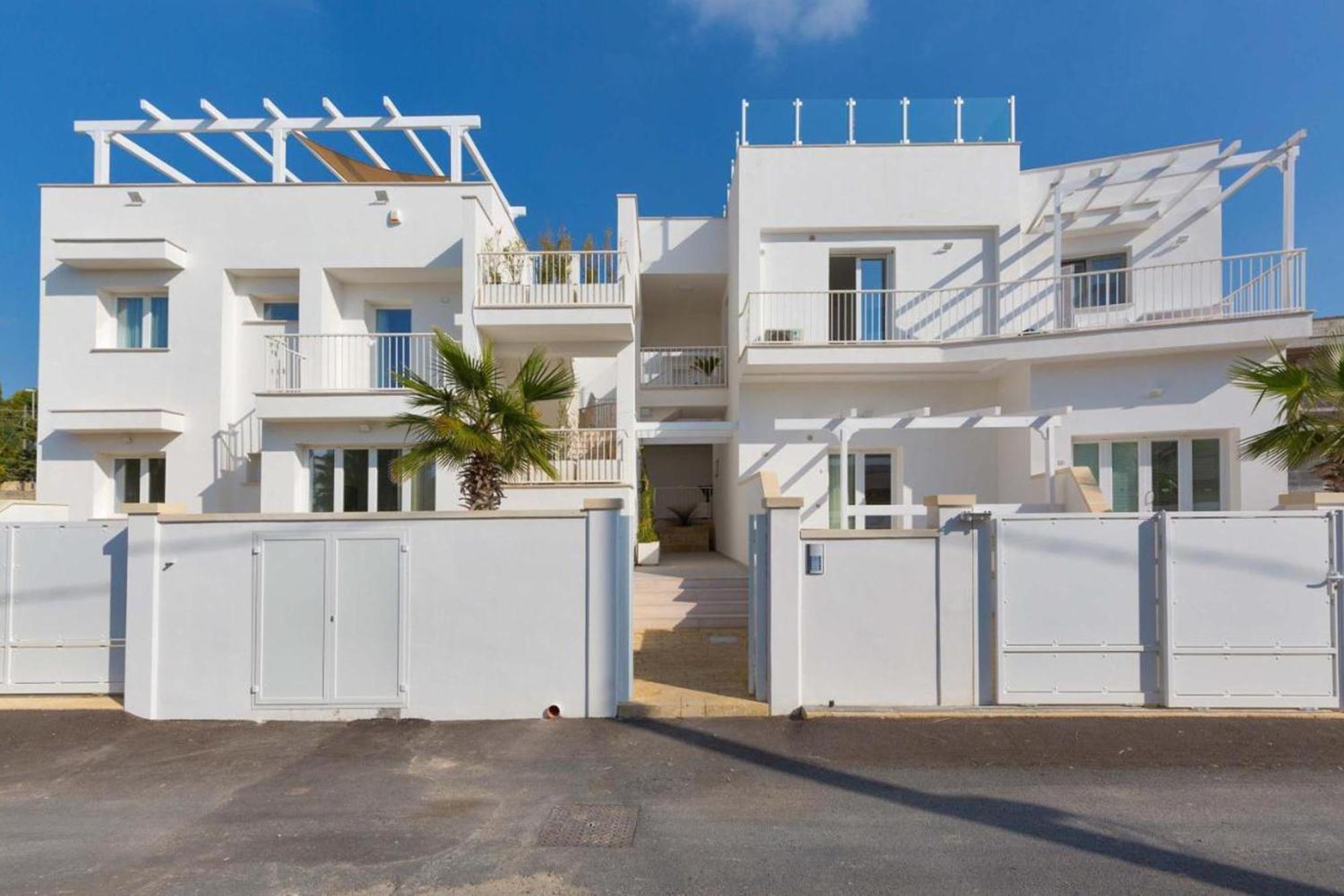 Piscina Panoramica Vista Mare - Wifi - Ac Int 9 Daire Santa Maria al Bagno Dış mekan fotoğraf